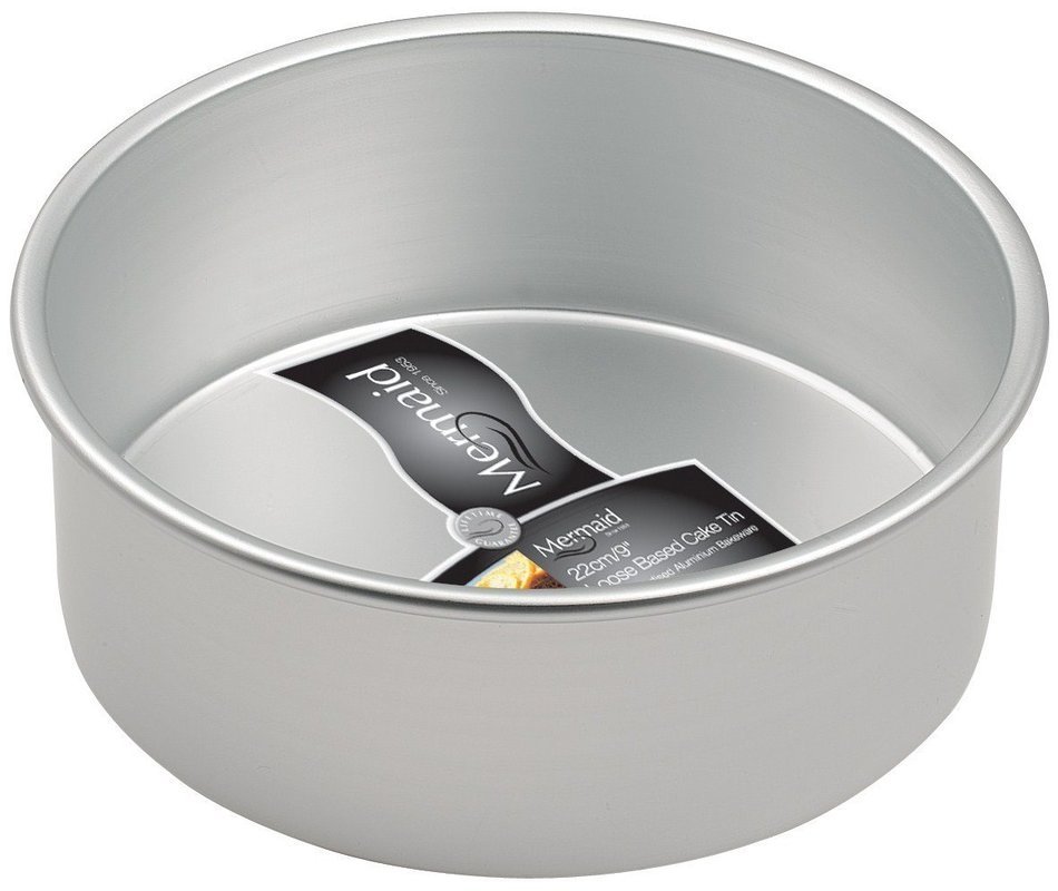 Mermaid M8844 9-inch Round Loose-Based Cake Tin N4