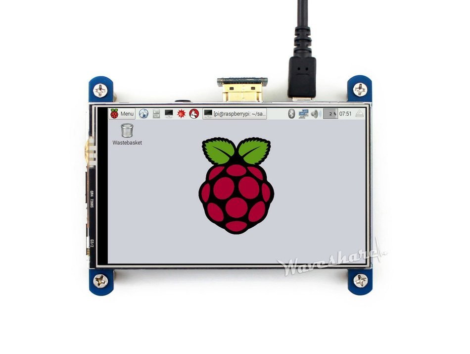 Waveshare 7inch HDMI LCD (B) Capacitive Touchscreen LCD Display HDMI Interface Various Systems... N27
