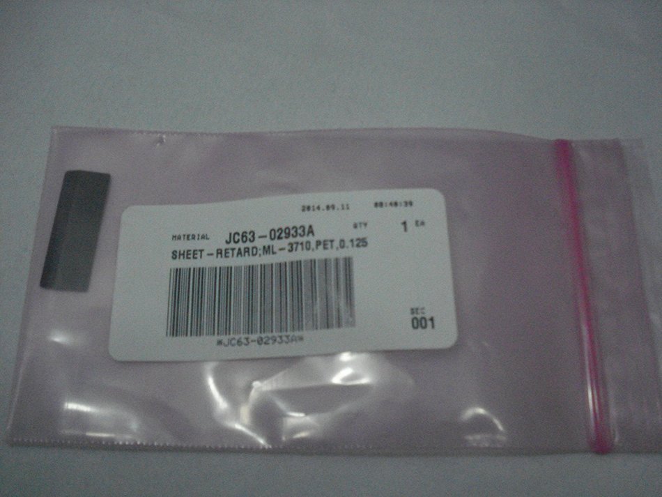 JC63-02933A Sheet-retard Samsung ML-3712 3310 3710 SCX-5639 5739 4835 ...