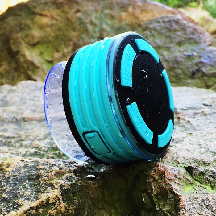 KONG KIM IPX7 100% Waterproof & Dust-proof Floating Bluetooth Shower Speaker Compatible with all Bluetooth devices... N19