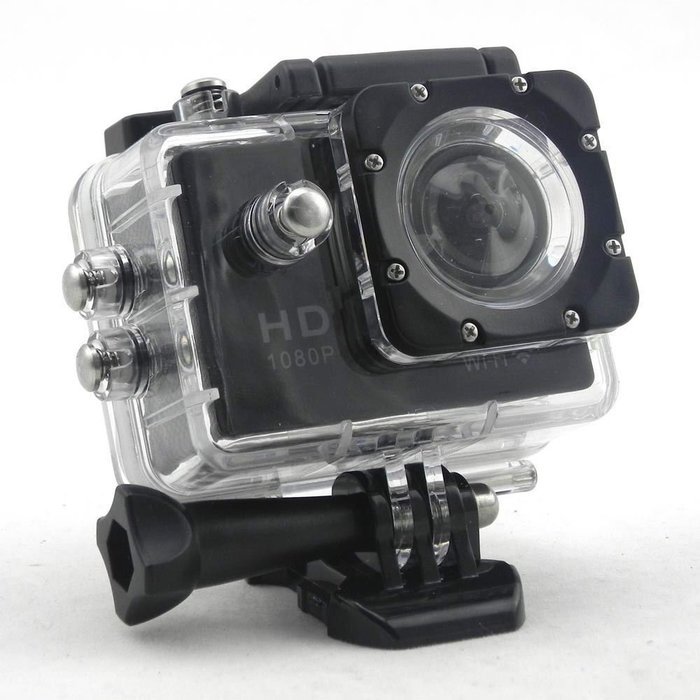 Generic WiFi Action Camera 12MP 1080P H.264 1.5 Inch 170&iexcl;&atilde; Wide Angle Lens Waterproof Diving HD Camcorder Car DV N6
