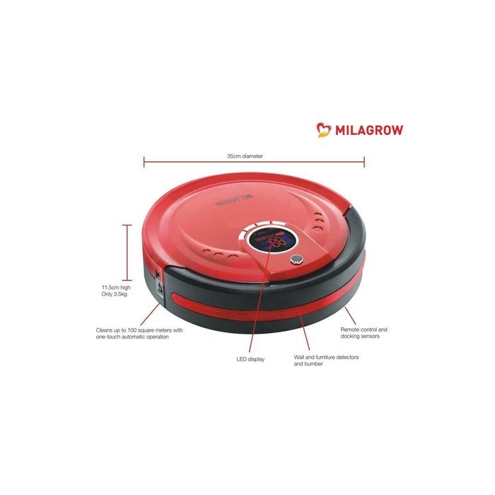 Milagrow RedHawk 3.0 Robotic Floor Cleaner N3