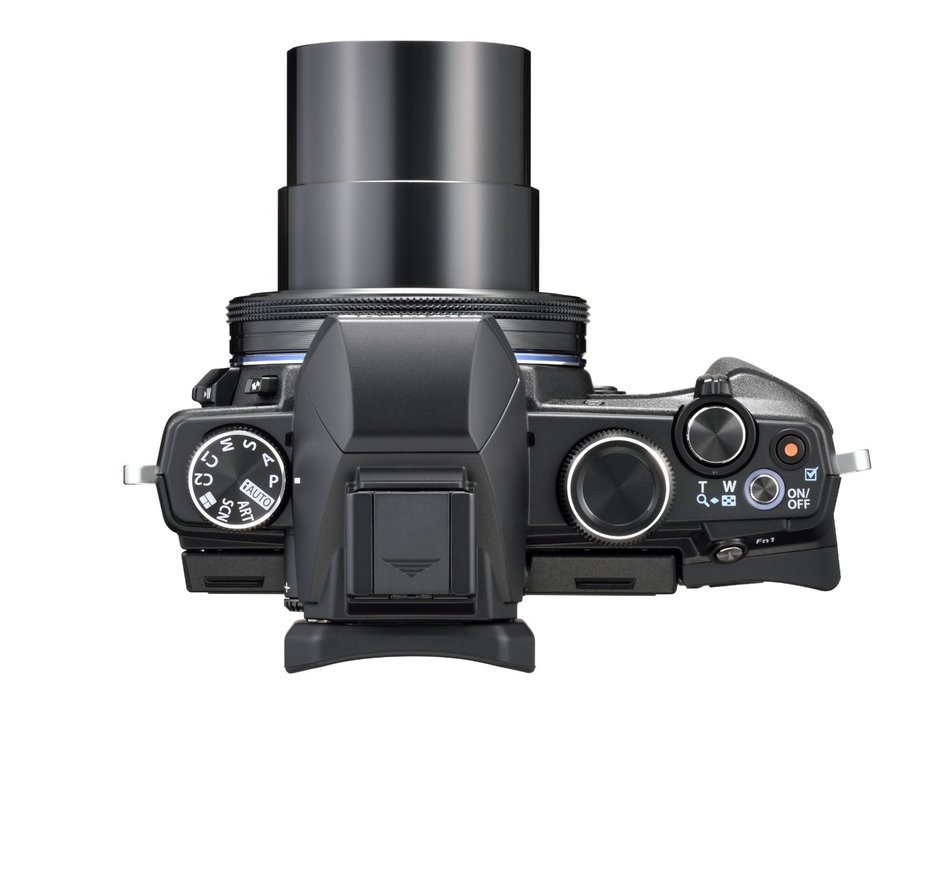 Olympus Stylus 1s Digital Camera with 10.7x Optical Image Stabilized Zoom and 3-Inch LCD (Black) N3