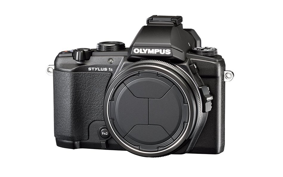 Olympus Stylus 1s Digital Camera with 10.7x Optical Image Stabilized Zoom and 3-Inch LCD (Black) N4
