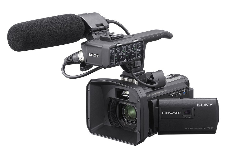 Sony HXR-NX30U Palm Size NXCAM HD Camcorder with Projector & 96GB HDD (Discontinued by Manufacturer) N2