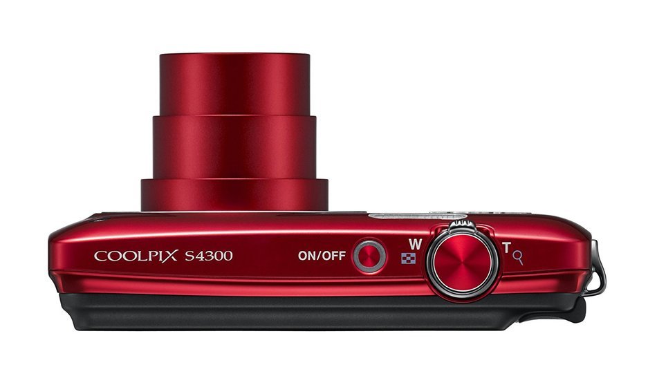 Nikon COOLPIX S4300 16 MP Digital Camera with 6x Zoom NIKKOR Glass Lens and 3-inch Touchscreen LCD (Red) N11