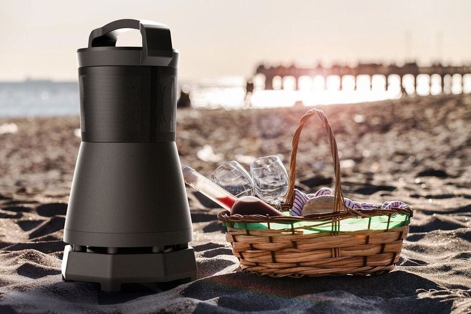 Titus Audio Outdoor 360 60W Waterproof Bluetooth Speaker, Black N14