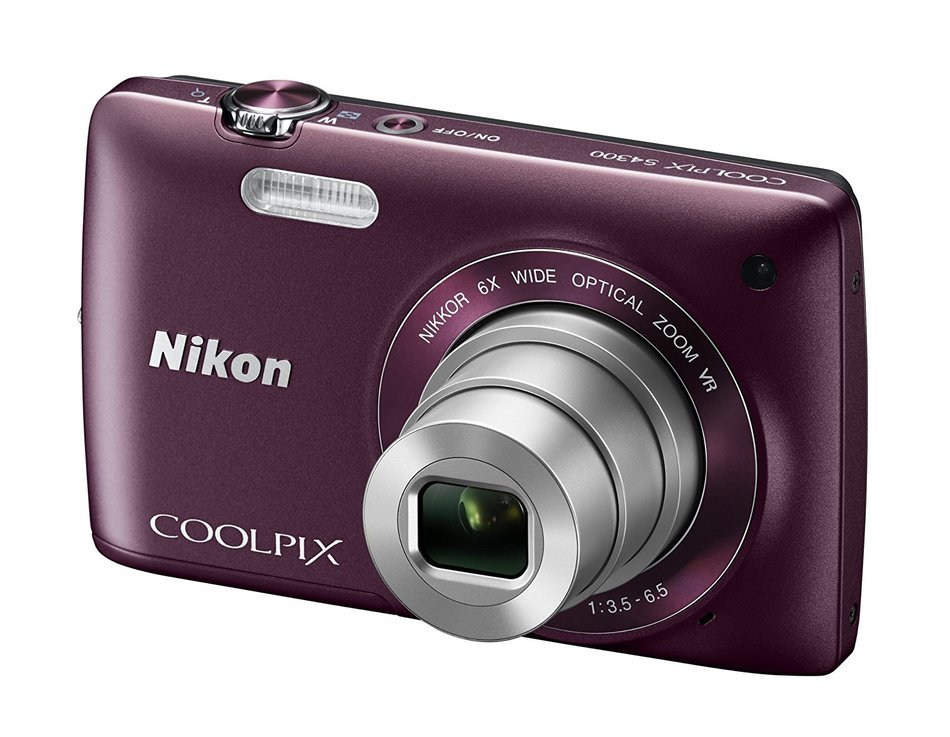 Nikon COOLPIX S4300 16 MP Digital Camera with 6x Zoom NIKKOR Glass Lens and 3-inch Touchscreen LCD (Red) N15