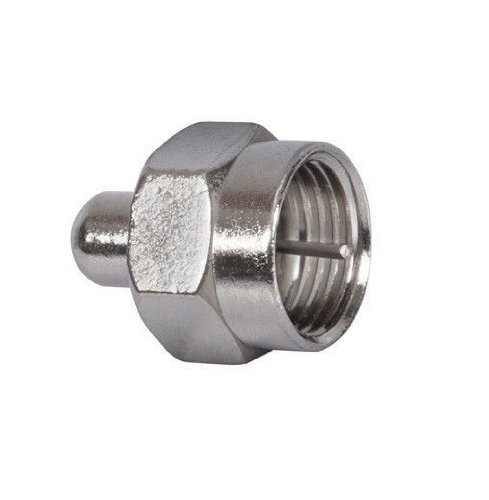 75 Ohm F Terminator 5-Pack for Cable TV Connections