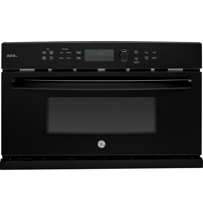 GE PSB9120DFBB Profile Advantium 30" Black Electric Single Wall Oven - Convection N6