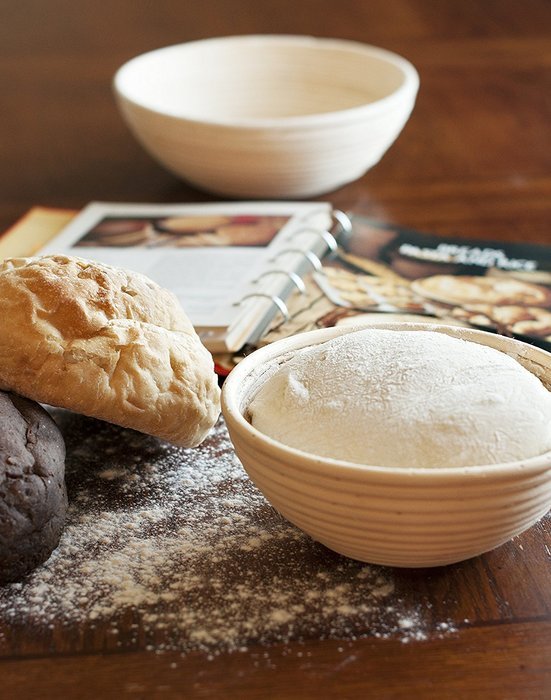 Paragon Storm Banneton Proofing Baskets Set of 2 Professional Rattan Artisan Baking Brotform for Bread and Dough N2