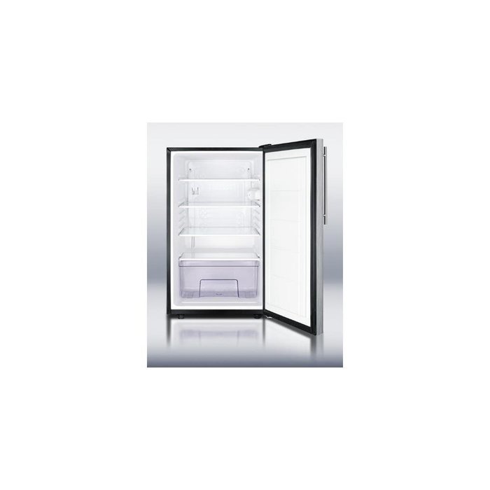 Summit FF521BLBI7SSHVADA: Commercially listed ADA Compliant 20" wide built-in undercounter all-refrigerator, auto... N2