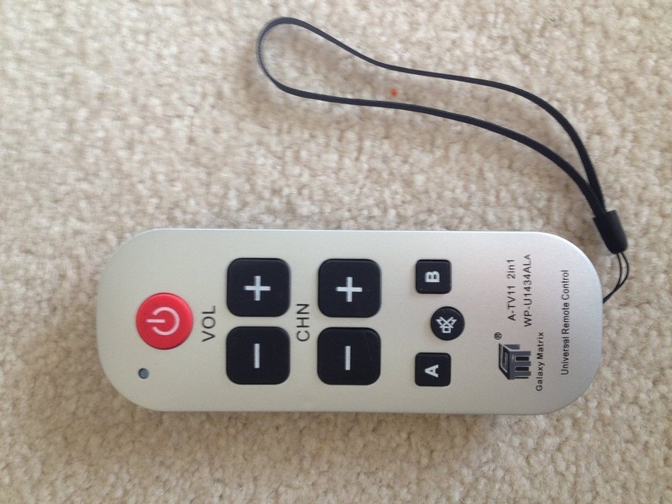 Gmatrix Large Button Universal Waterproof Remote Control (2 IN 1) - Vizio Lg Sharp A-TV11, Initial Setting for...