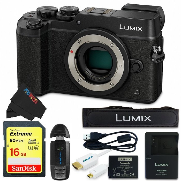 Panasonic DMC-GX8 (SLK3) Lumix Digital Camera Bundle (Silver) N5