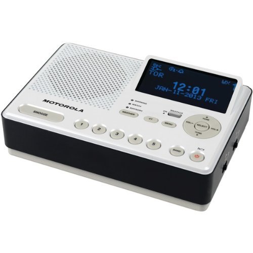 MOTOROLA MWR839 Desktop AM/FM Weather Radio