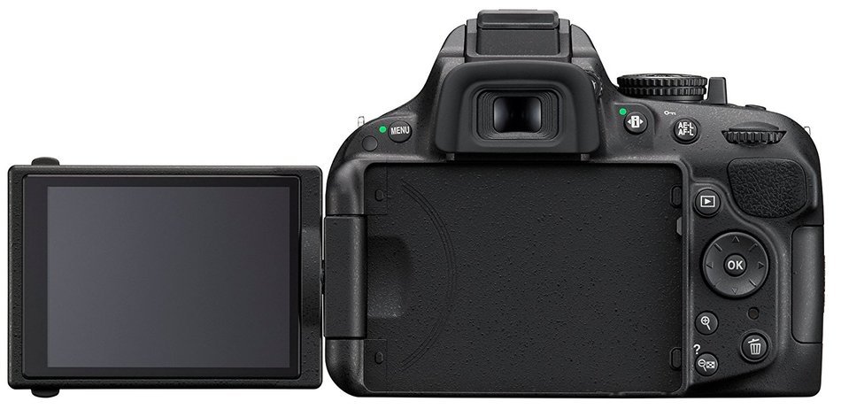 Nikon D5200 Digital SLR Camera Body Only - Black (24.1MP) 3 inch LCD N9