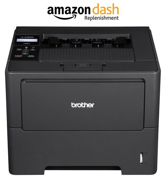 Brother Printer HL6180DW Wireless Monochrome Printer, Amazon Certified for Auto Replenishment with Dash N2