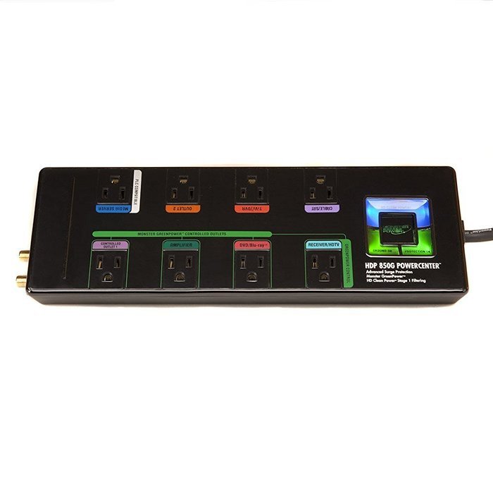 Monster Cable GreenPower 8-Outlets Surge Suppressor N2