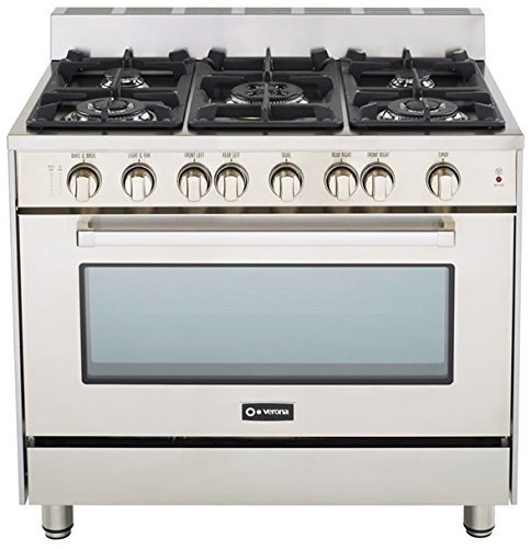 Verona 36" All Gas Single Oven Range (VEFSGG365NSS) - Stainless Steel