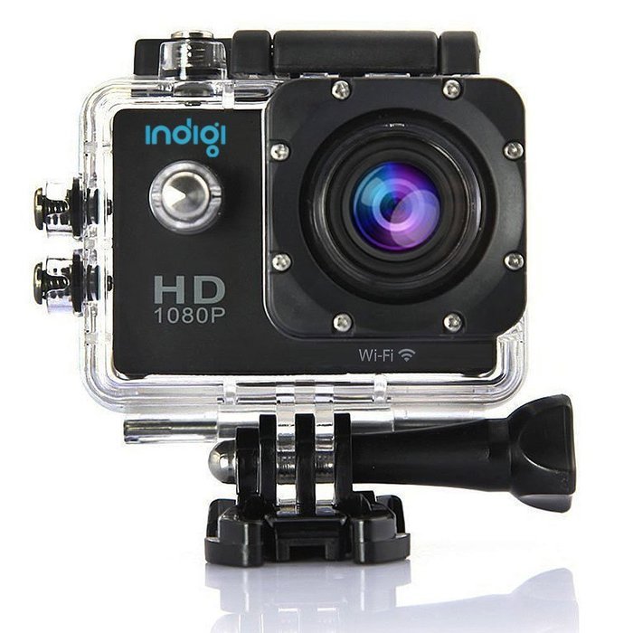 Indigi&reg; WiFi 1080P Full HD Helmet Waterproof Sports Action Camera Camcorder Wide Angle Sports DV Cube NEW!