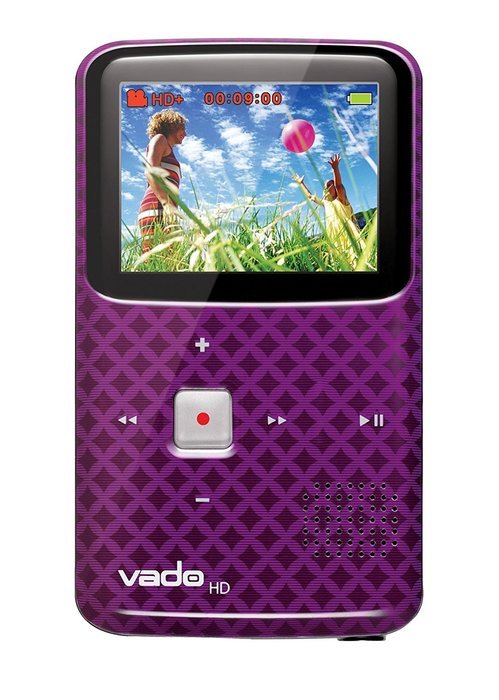VADO VF0624 3G Camcorder with 2x Optical Zoom and 2-inch LCD Screen - CYAN N4