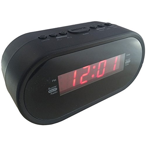 New SYLVANIA SCR1221 .6" Digital Alarm Clock Radio