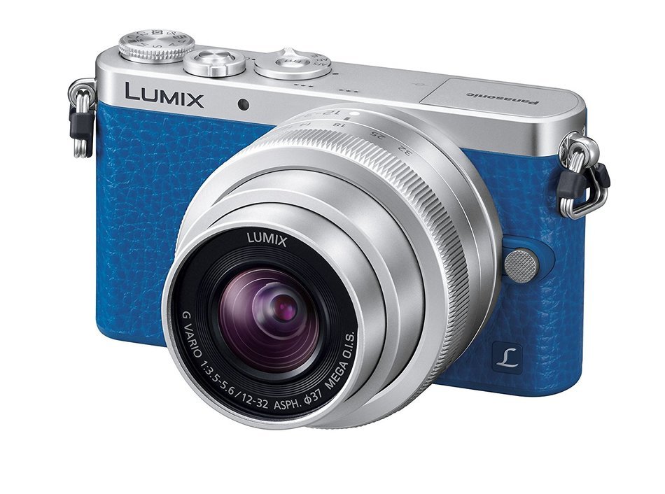 Panasonic Mirrorless interchangeable-lens camera GM1S Lens Kit Blue DMC-GM1SK-A - International Version (No Warranty) N3