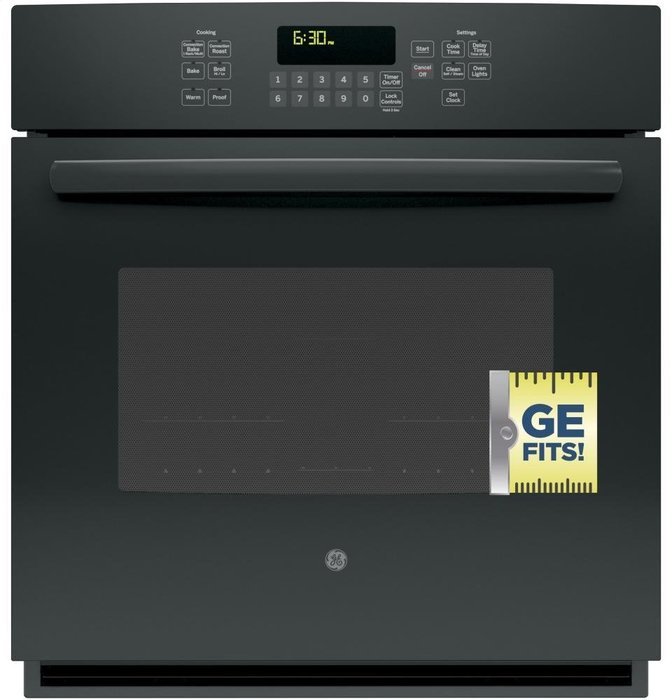 GE JK5000DFBB 27" Black Electric Single Wall Oven - Convection N4