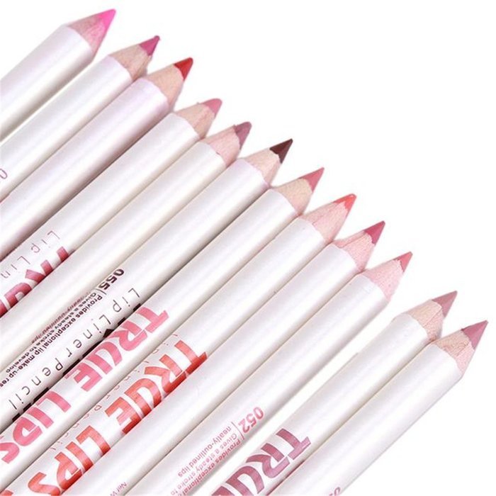 OrliverHL 12 Colors/Set Professional Waterproof Lipliner Makeup Cosmetic Pencil N9