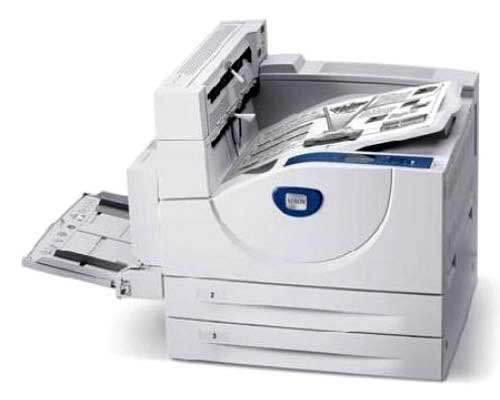 Xerox Phase 5550DN Laser Printer - Monochrome - 50 ppm Mono - 1200 x 1200 dpi - USB, Parallel, Network - Gigabit...