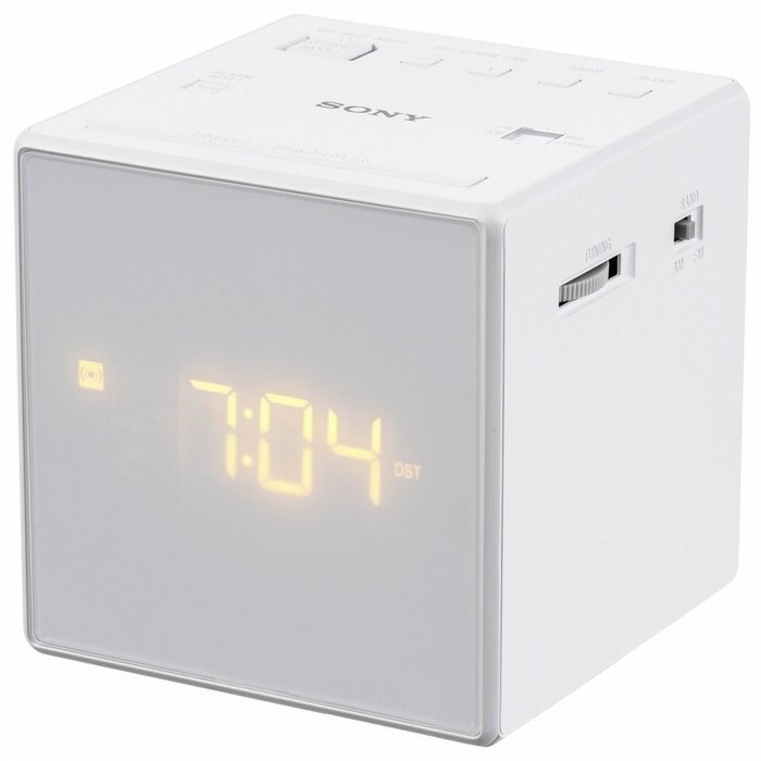 Sony Dual Gradual Alarm Clock with AM/FM Radio, Sleep Timer, Extendable Snooze, Radio or Buzzer Alarm Sound, Gradual... N2