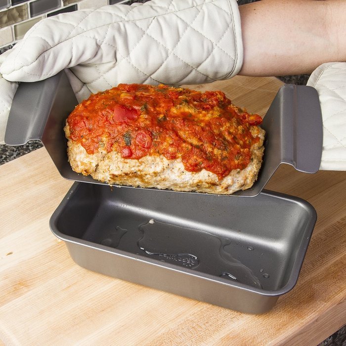 Ecolution Bakeins Large Loaf Pan &ndash; PFOA, BPA, and PTFE Free Non-Stick Coating &ndash; Heavy Duty Carbon Steel &ndash; Dishwasher... N3