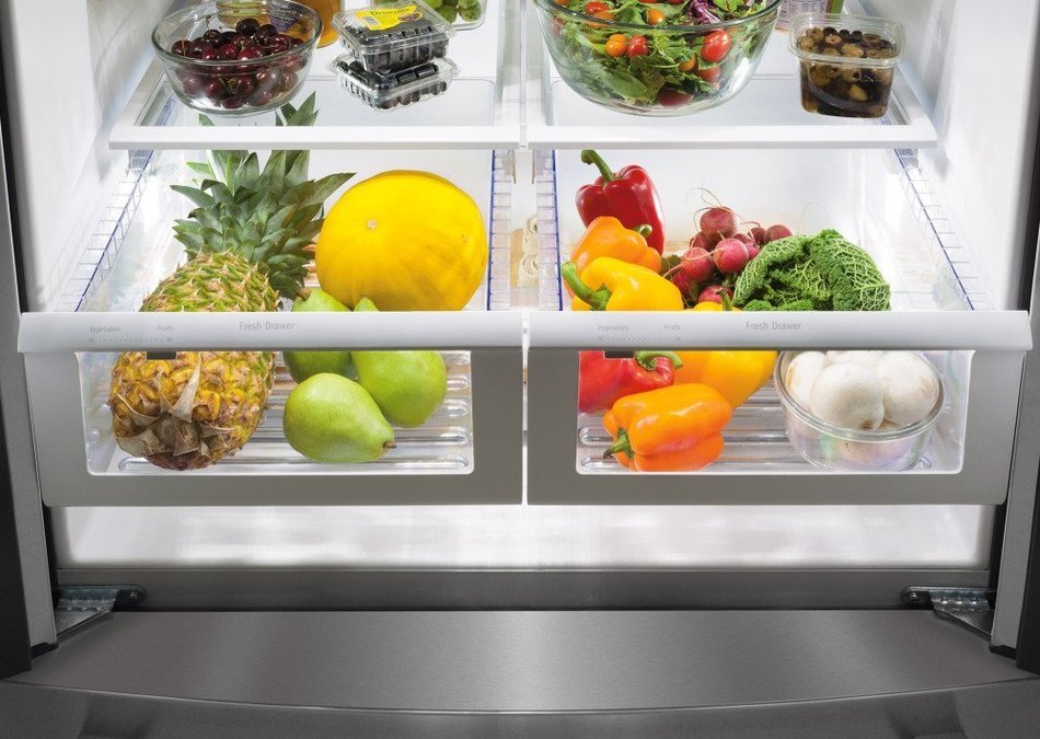 Frigidaire FGHF2366PF 36" Gallery Series Freestanding French Door Refrigerator in Stainless Steel