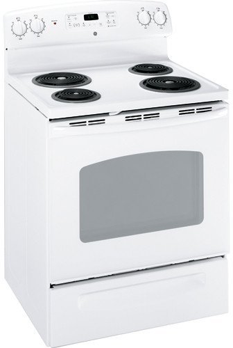 GE GIDDS-632161 30" 5.3 cu. ft. Free-Standing Electric Range, White