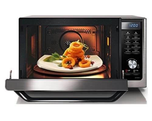 Samsung MC11H6033CT Countertop Convection Microwave with 1.1 cu. ft. Capacity, SLIM FRY Technology, Grilling Element... N3