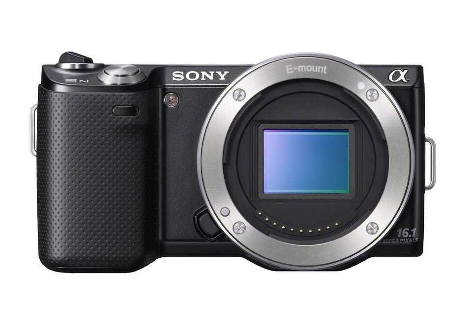 Sony NEX-5N 16.1 MP Mirrorless Digital Camera with Touchscreen - Body Only (Black) N5