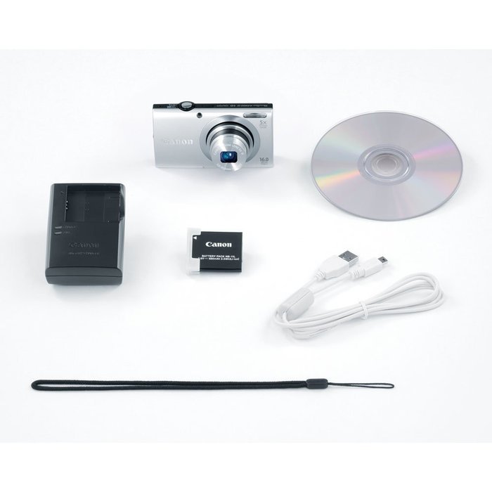 Canon PowerShot A2400 IS 16.0 MP Digital Camera with 5x Optical Image Stabilized Zoom 28mm Wide-Angle Lens with... N8