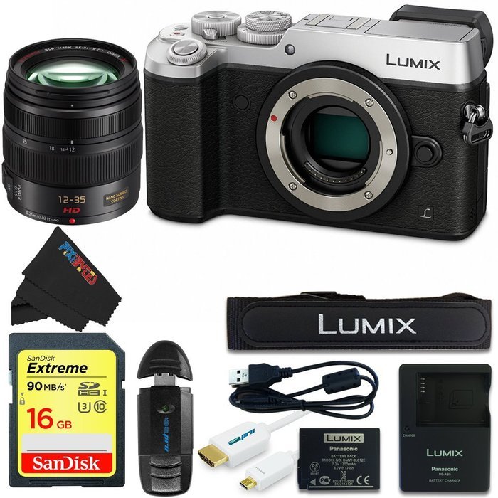 Panasonic DMC-GX8 (SLK3) Lumix Digital Camera Bundle (Silver) N6