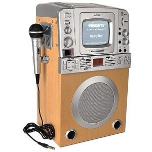 Memorex MKS8590 CD/CD+G Home Recording Karaoke System w/5" 4-Line B/W Display, SD/MMC Card Slot & USB Port N3