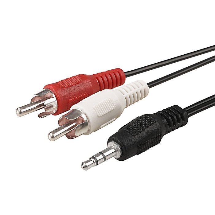 New Wayzon 9ft 3.5mm Stereo Male to Two RCA Male Splitter Cable