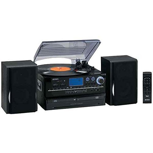 3-Speed Turntable System with CD and Cassette Encoding