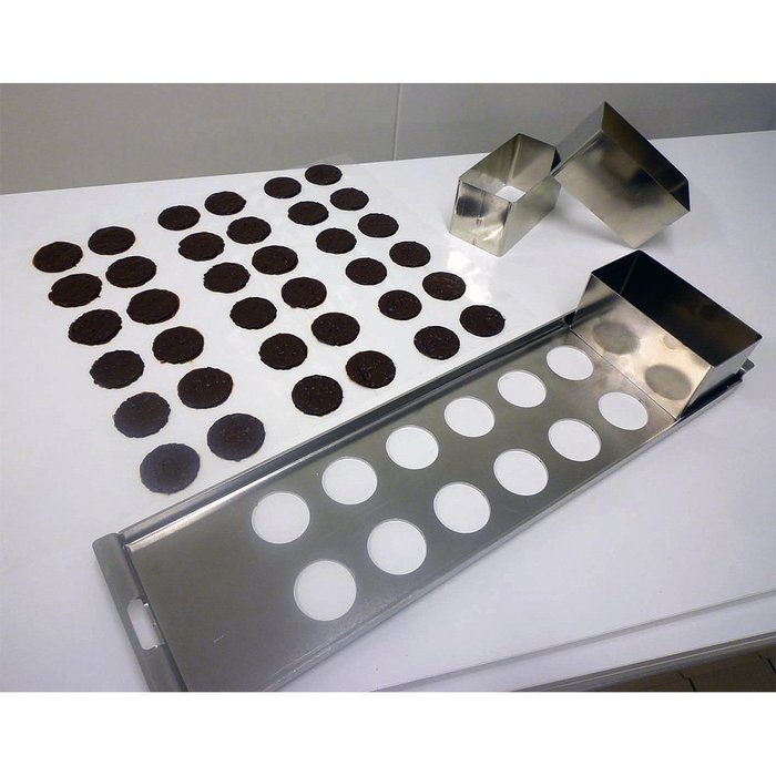 Matfer Bourgeat 2" Kits For Making Chocolate Discs And Tuiles Stainless Steel 385050