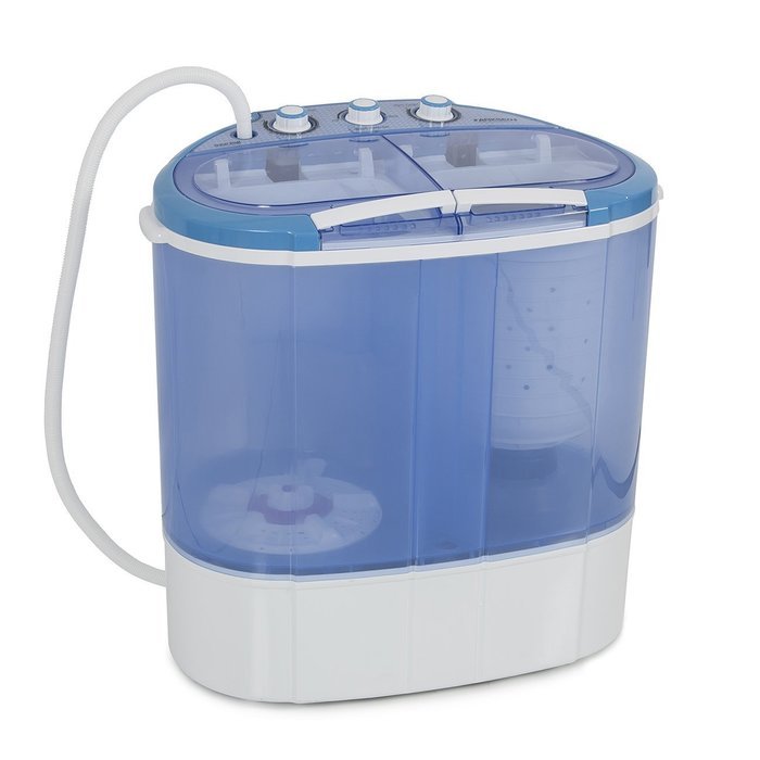 ARKSEN&copy; Portable Mini Laundry Washing Machine, 7.9LBS Capacity, Clear Blue N3