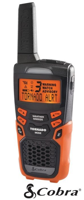 Cobra Electronics CWR 200 Weather and Emergency Alert Radio (Orange) N2