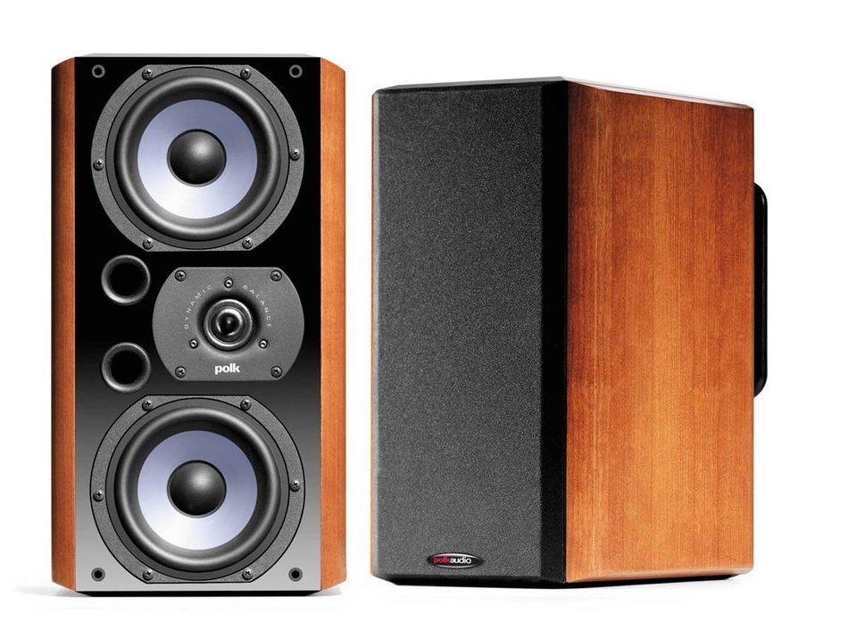 Polk Audio LSi9 Dual-Driver Bookshelf Speakers (Pair, Real Cherrywood Finish)