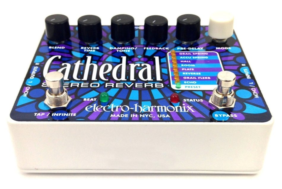 Electro-Harmonix Cathedral Stereo Reverb Pedal N3