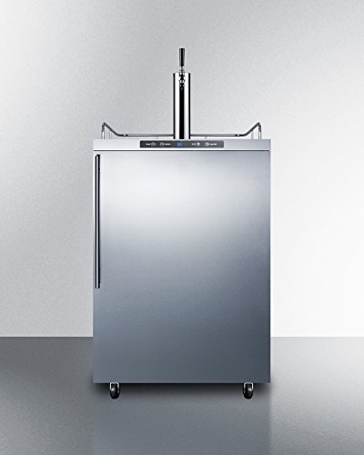 Summit SBC635MOS7HV 24" Outdoor Beer Dispenser with 5.6 cu. ft. Capacity Automatic Defrost Digital Thermostat... N3