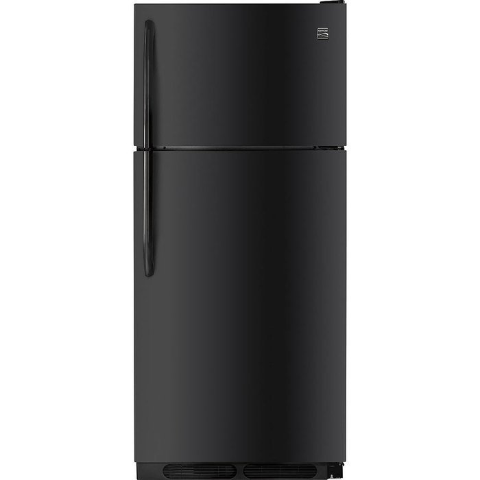 Kenmore 60419 18 cu. ft. Top Freezer Refrigerator w/ Wire Shelves - Black N3