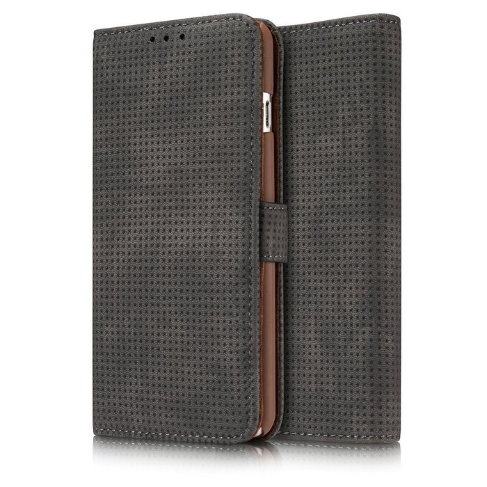 TYoung Retro Style Multi-function Folio Magnetic Wallet Case Cover for iPhone 7, Classic Breathable Artificial... N13