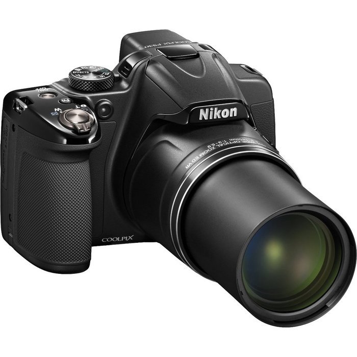 Nikon COOLPIX P530 16.1 MP CMOS Digital Camera with 42x Zoom NIKKOR Lens and Full HD 1080p Video (Black) N6